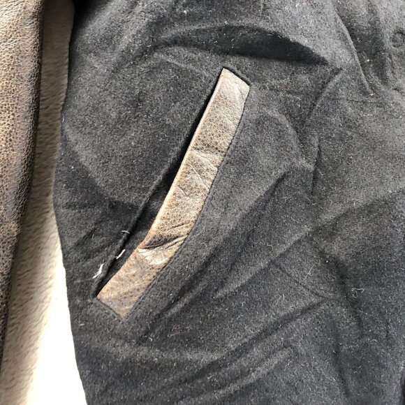 Vintage Astro Wear Ltd Men Varsity Jacket XL Wool Blend with Leather Sleeves - Picture 9 of 15